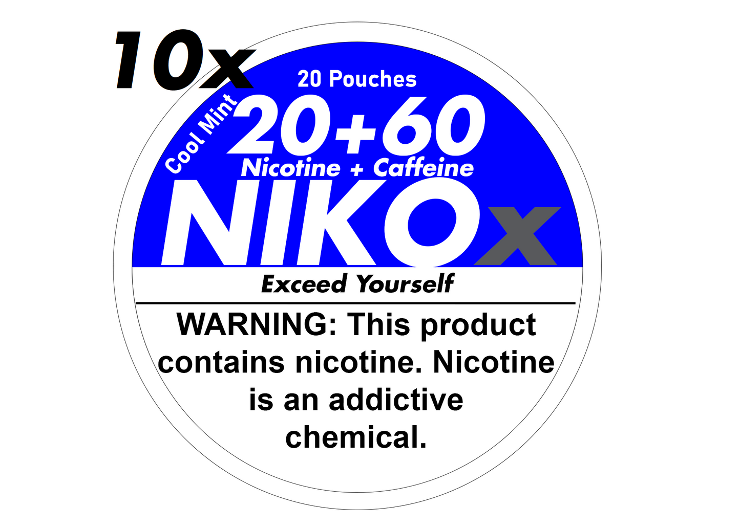 10x NIKOx Cool Mint 20+60