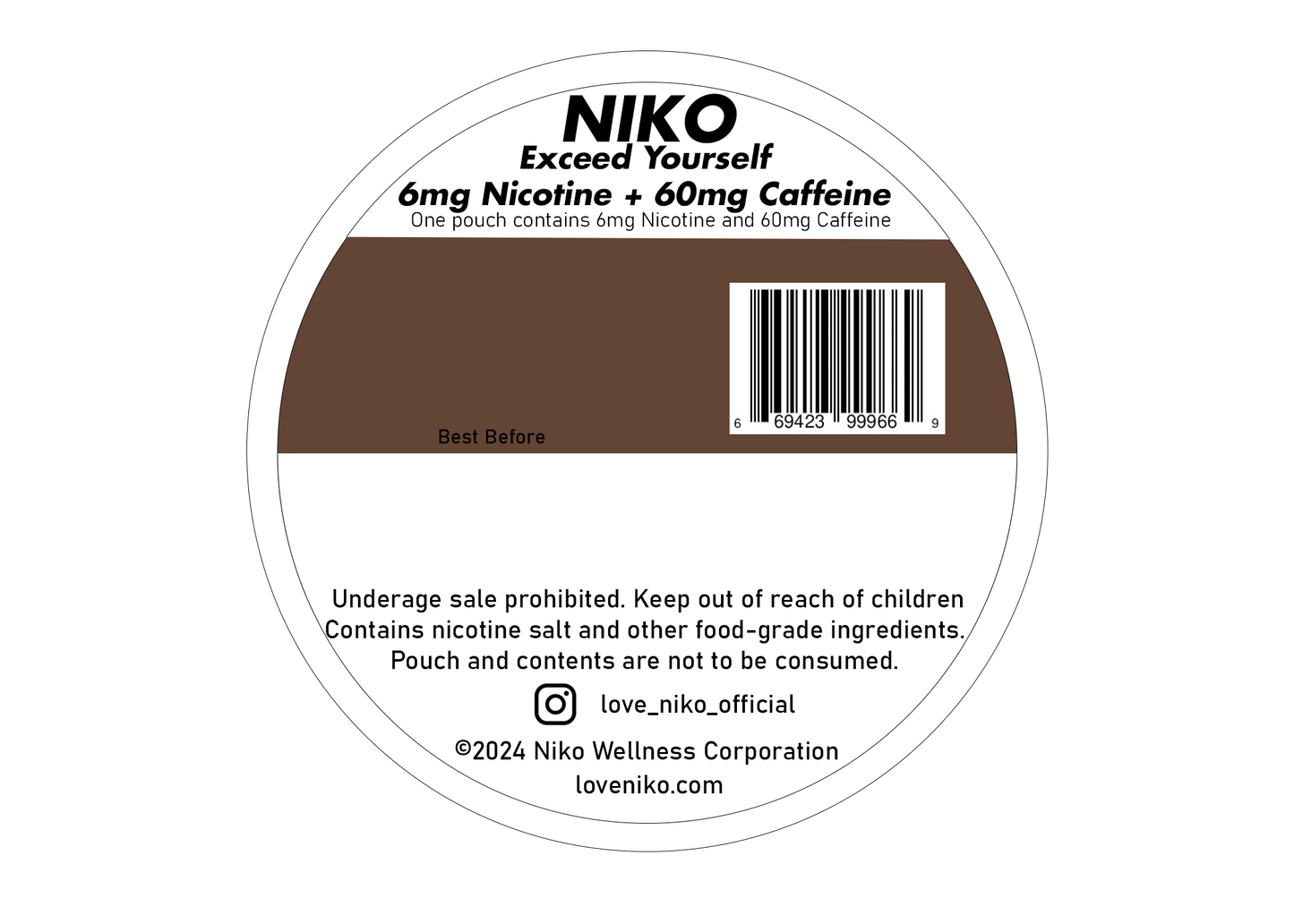 NIKO Cappuccino 6+60