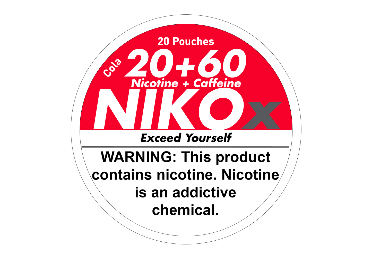 NIKOx Cola 20+60